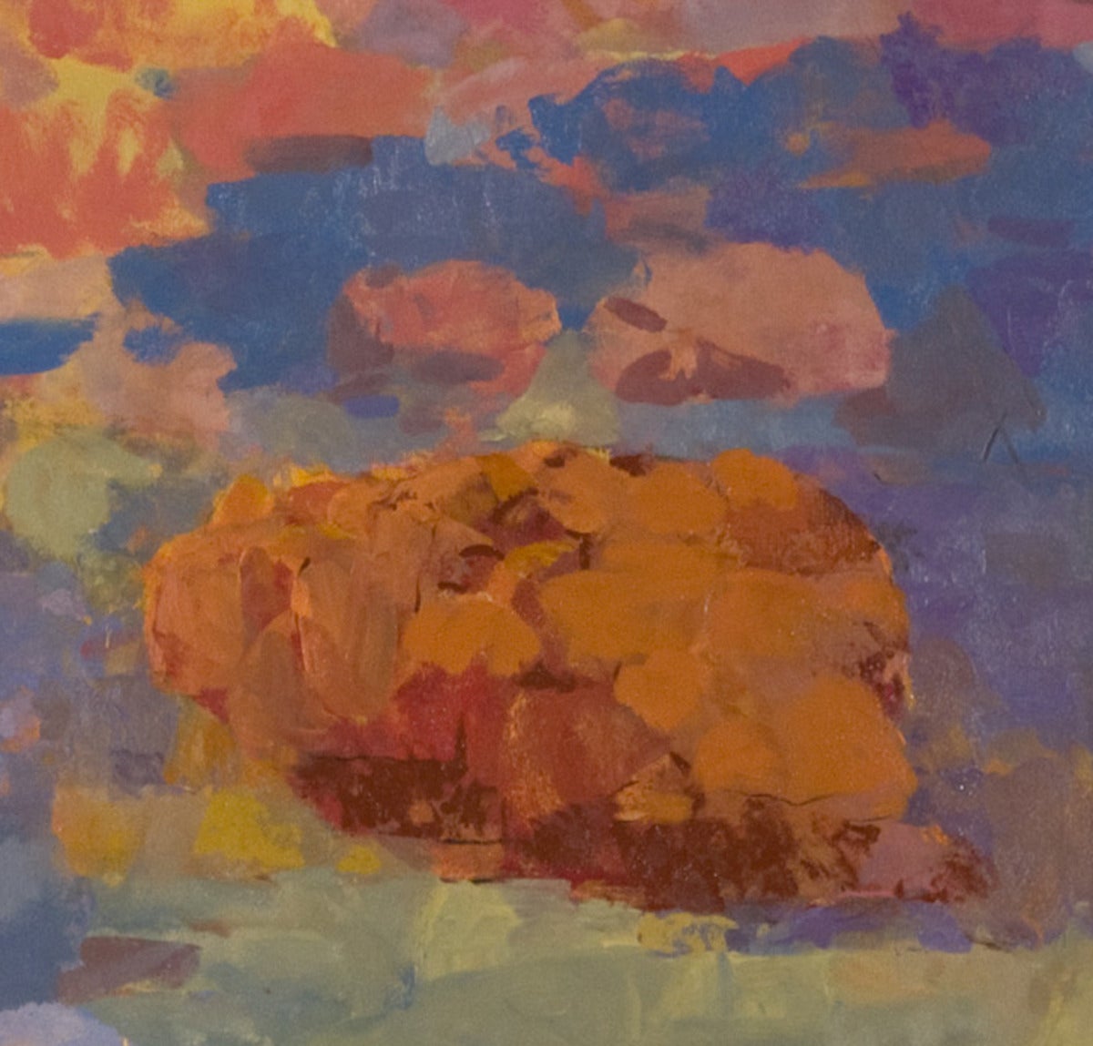 Hill with Cumulous
