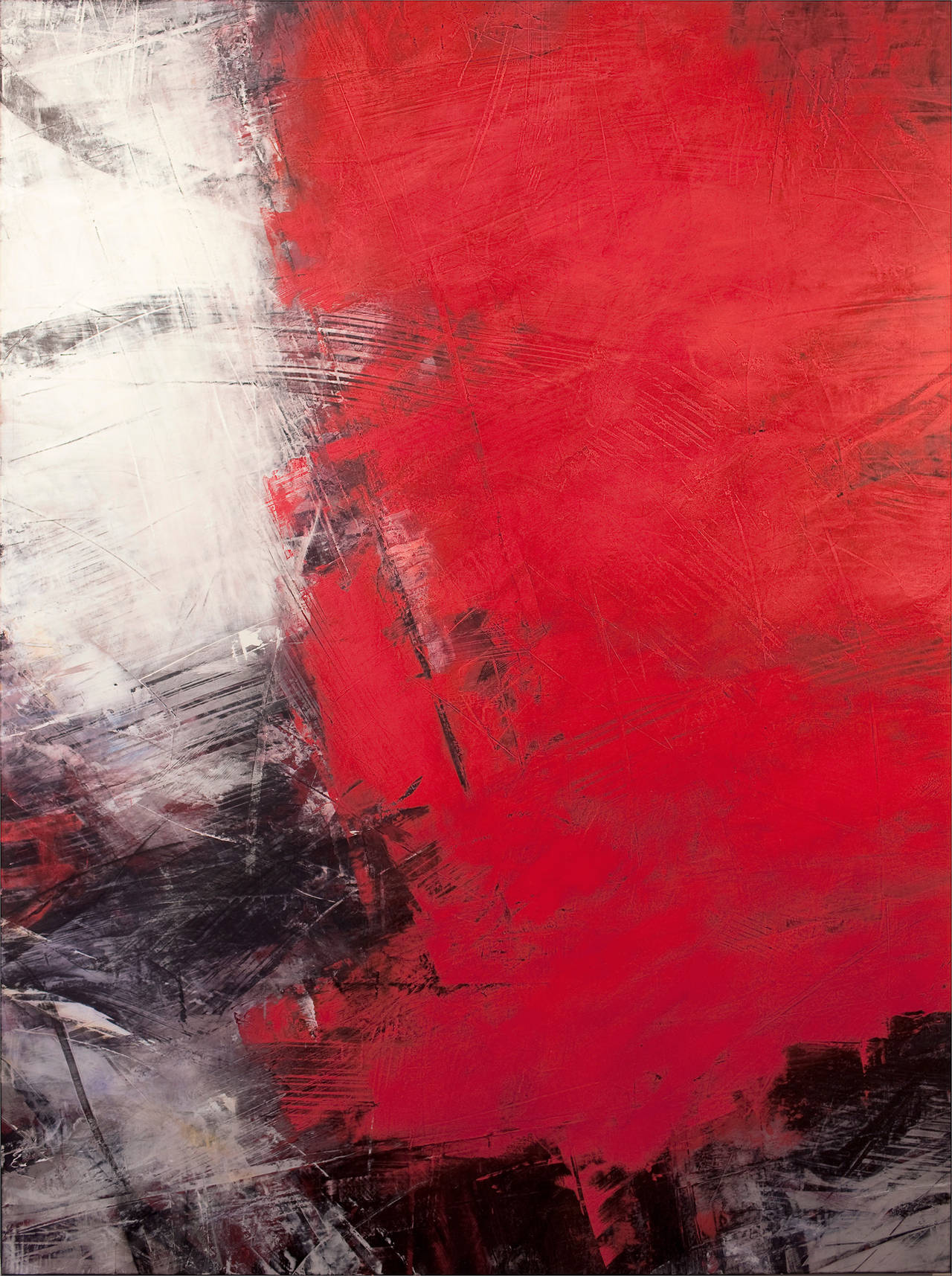 Ivo Stoyanov Red III, Painting at 1stdibs