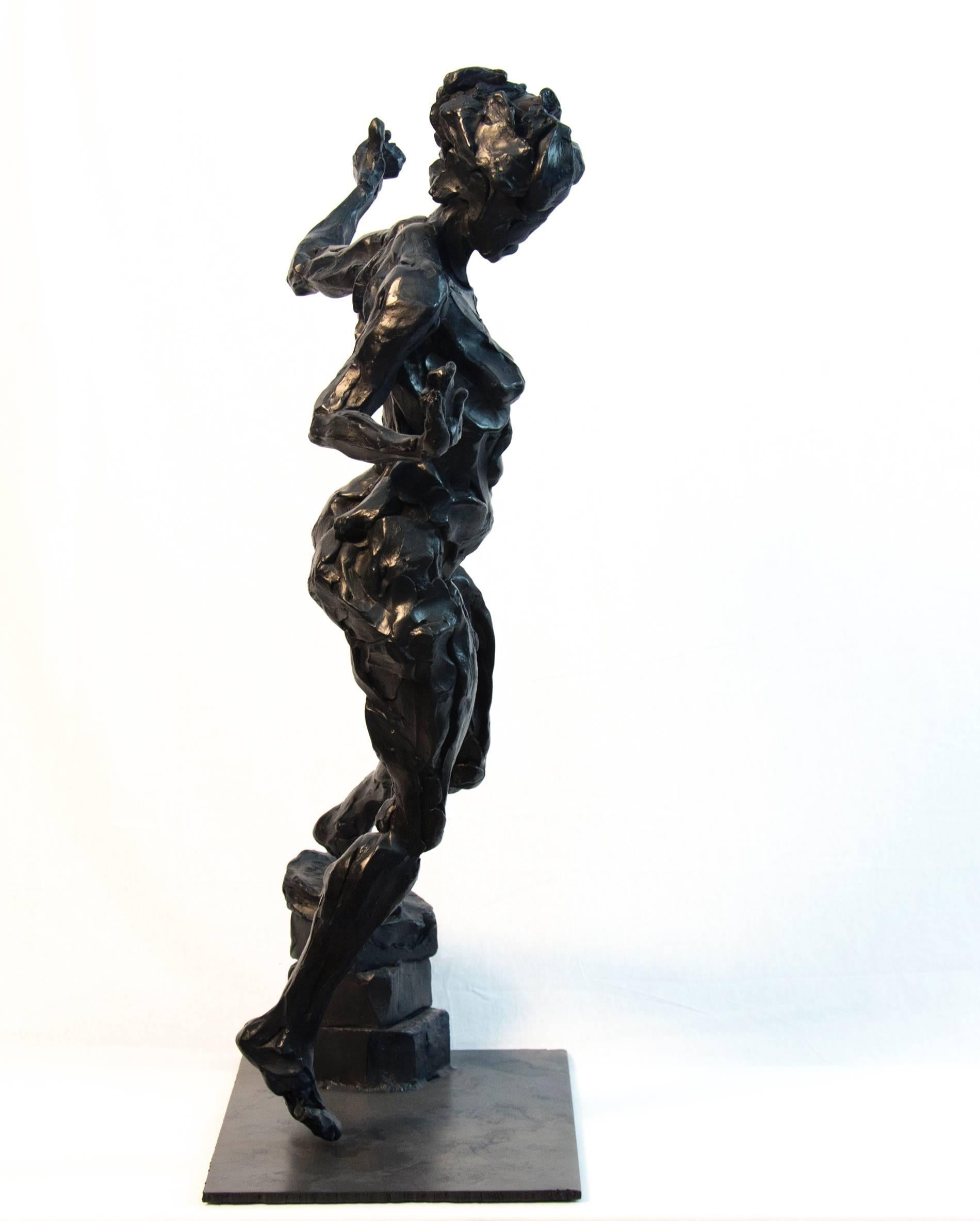 Female Nude, Bronze - Sculpture by Richard Tosczak