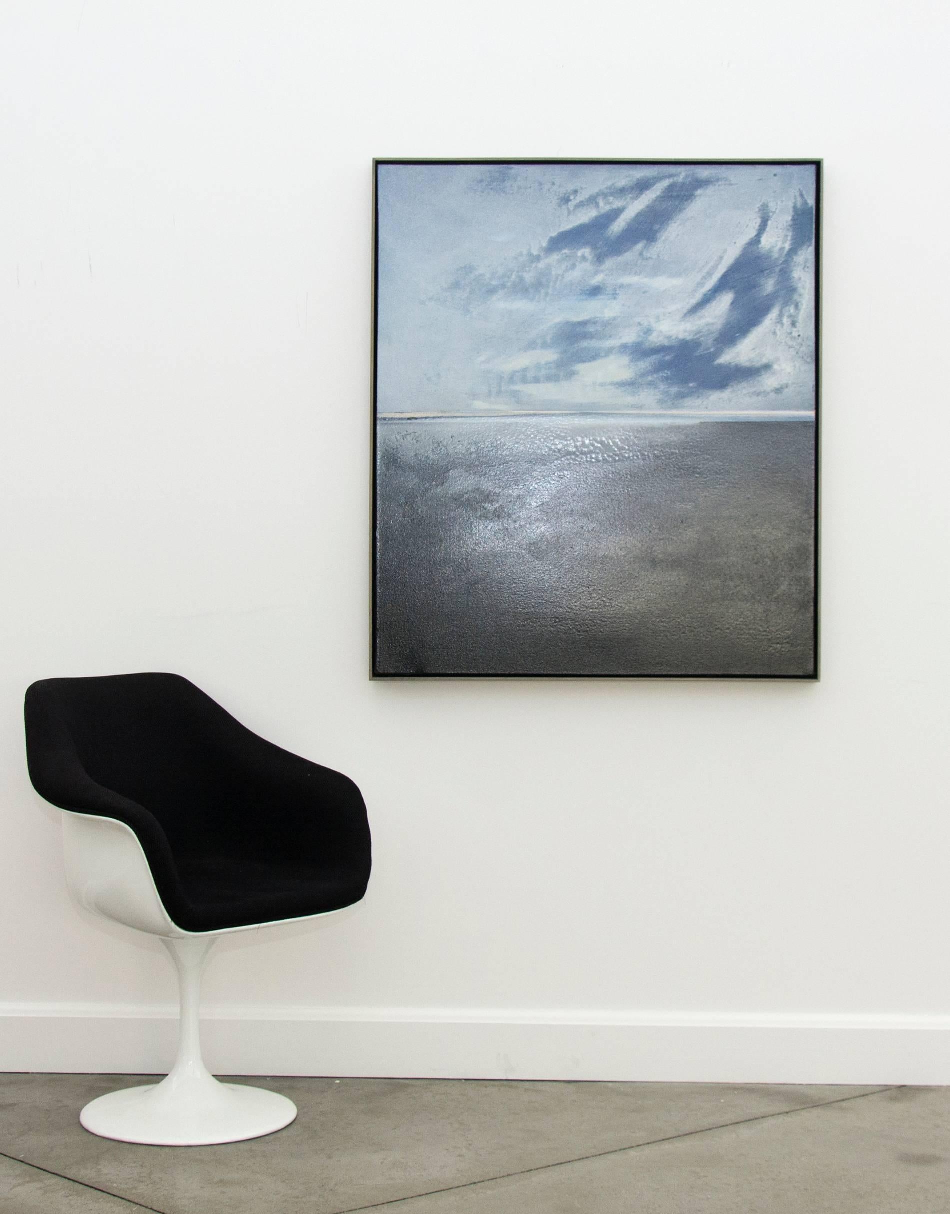 Meer - weich, kühl, Landschaft, zeitgenössisch, Acryl auf Leinwand (Zeitgenössisch), Painting, von Sasha Rogers