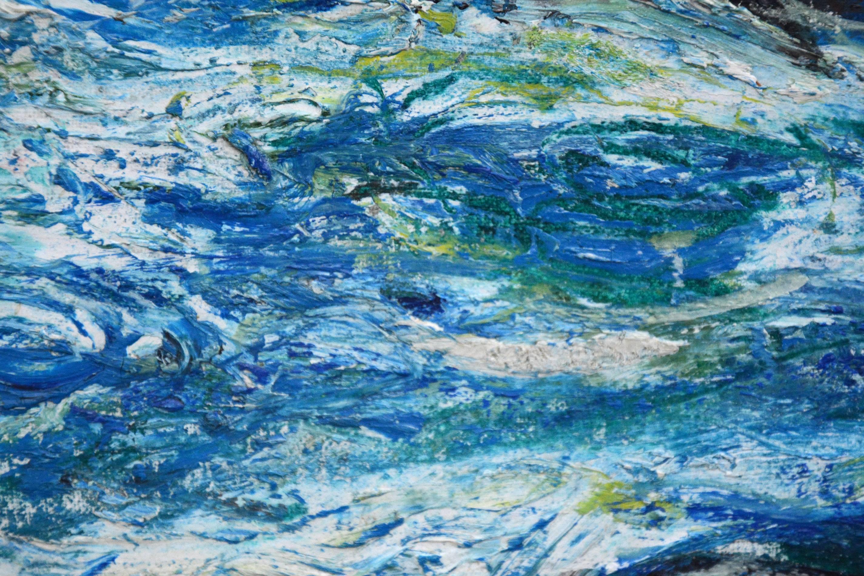 Georgian Bay - Blue Landscape Painting by Arthur Lismer
