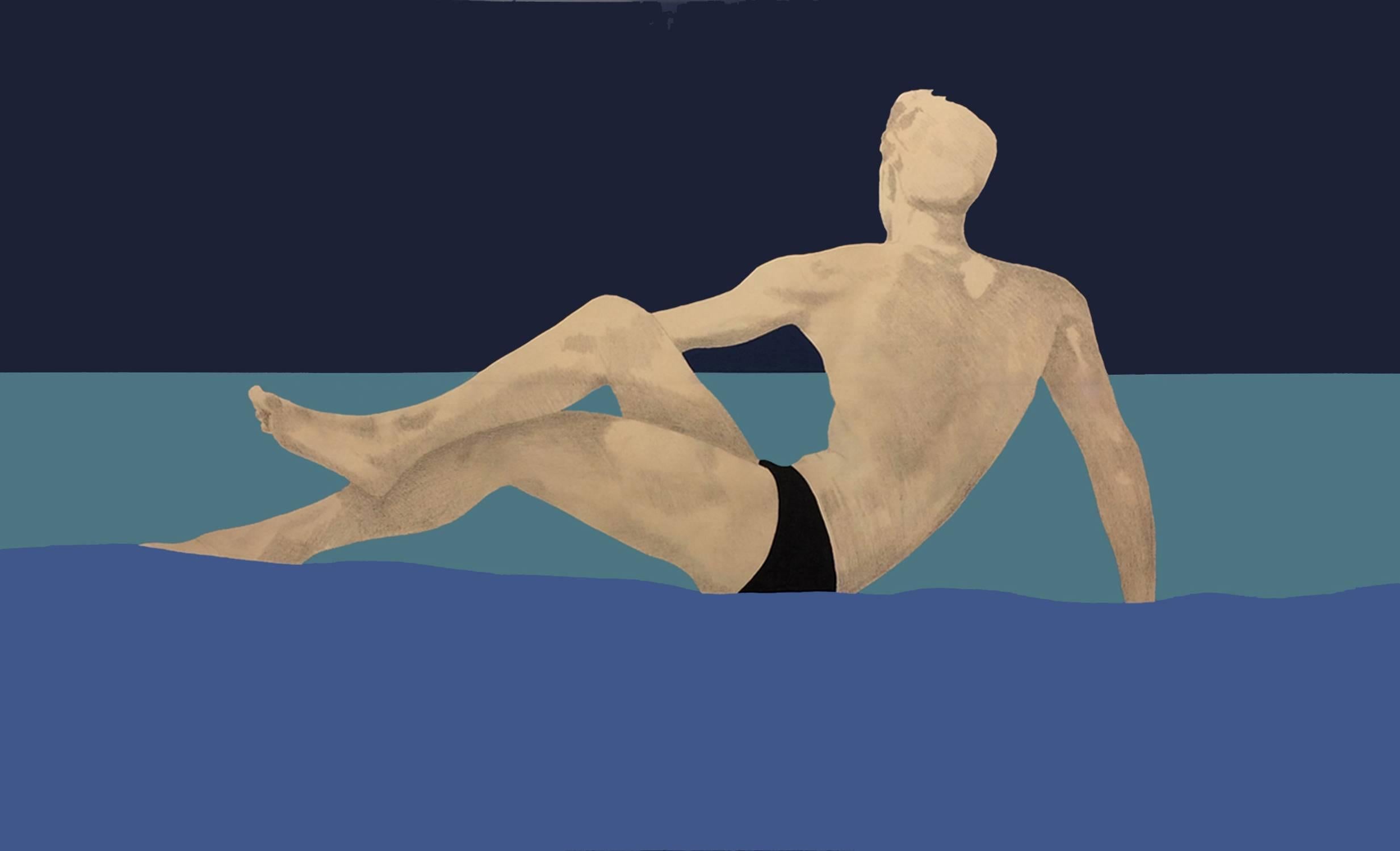 Charles Pachter Figurative Painting - Sea Man