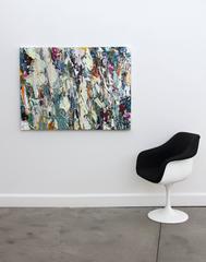 Spectrum - bright, colourful, impasto, abstract expressionist, acrylic on canvas