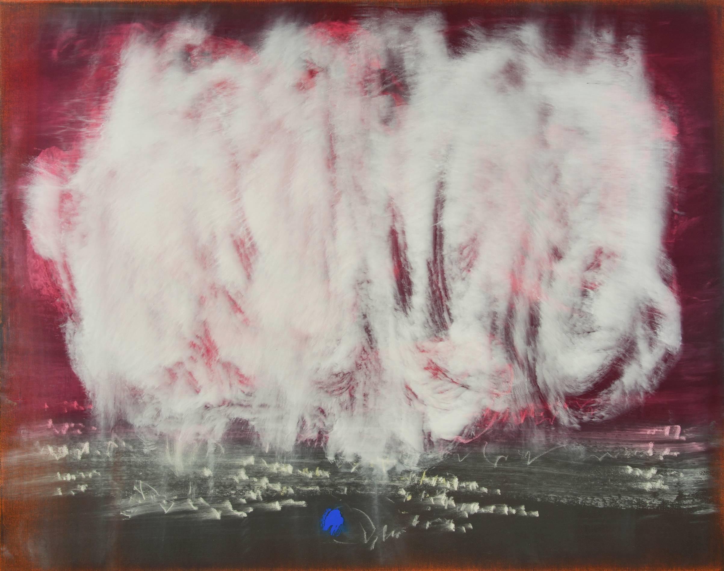 Momentum - astratto ricco, colorato, lirico e gestuale, acrilico su tela - Painting di Alice Teichert