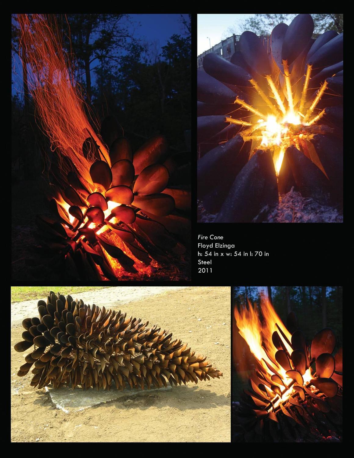 Floyd Elzinga Fire Cone For Sale at 1stdibs