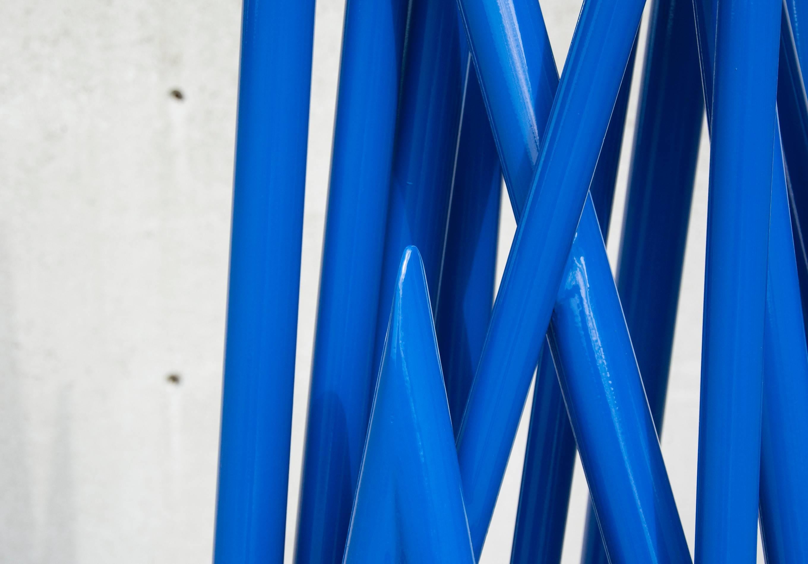 Spires Blue - Contemporary Sculpture by Shayne Dark