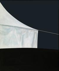 Night: The Canvas House - pop-art, minimalist, contemporary, acrylic on canvas