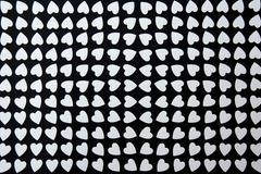 Silver Hearts 35/125 unframed - playful, geometric pattern, silkscreen print