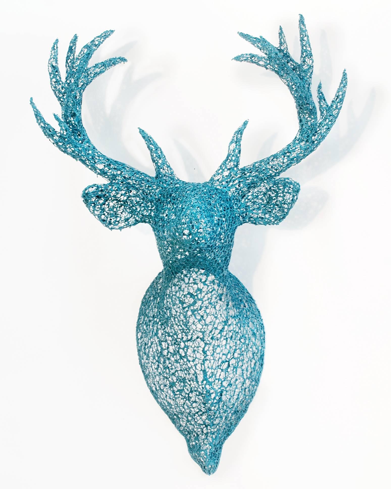 Sophie DeFrancesca Figurative Sculpture - True Blue