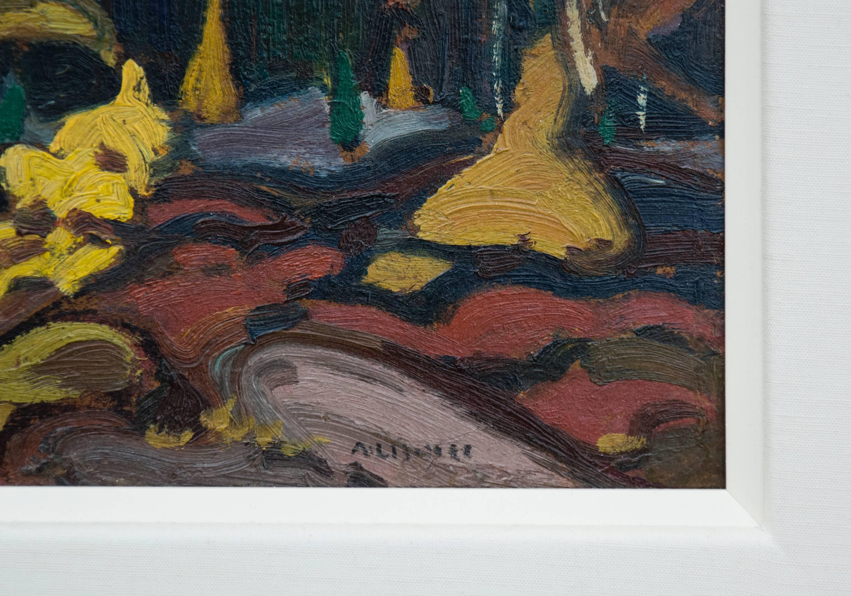 Lake Superior - Post-Impressionist Painting by Arthur Lismer