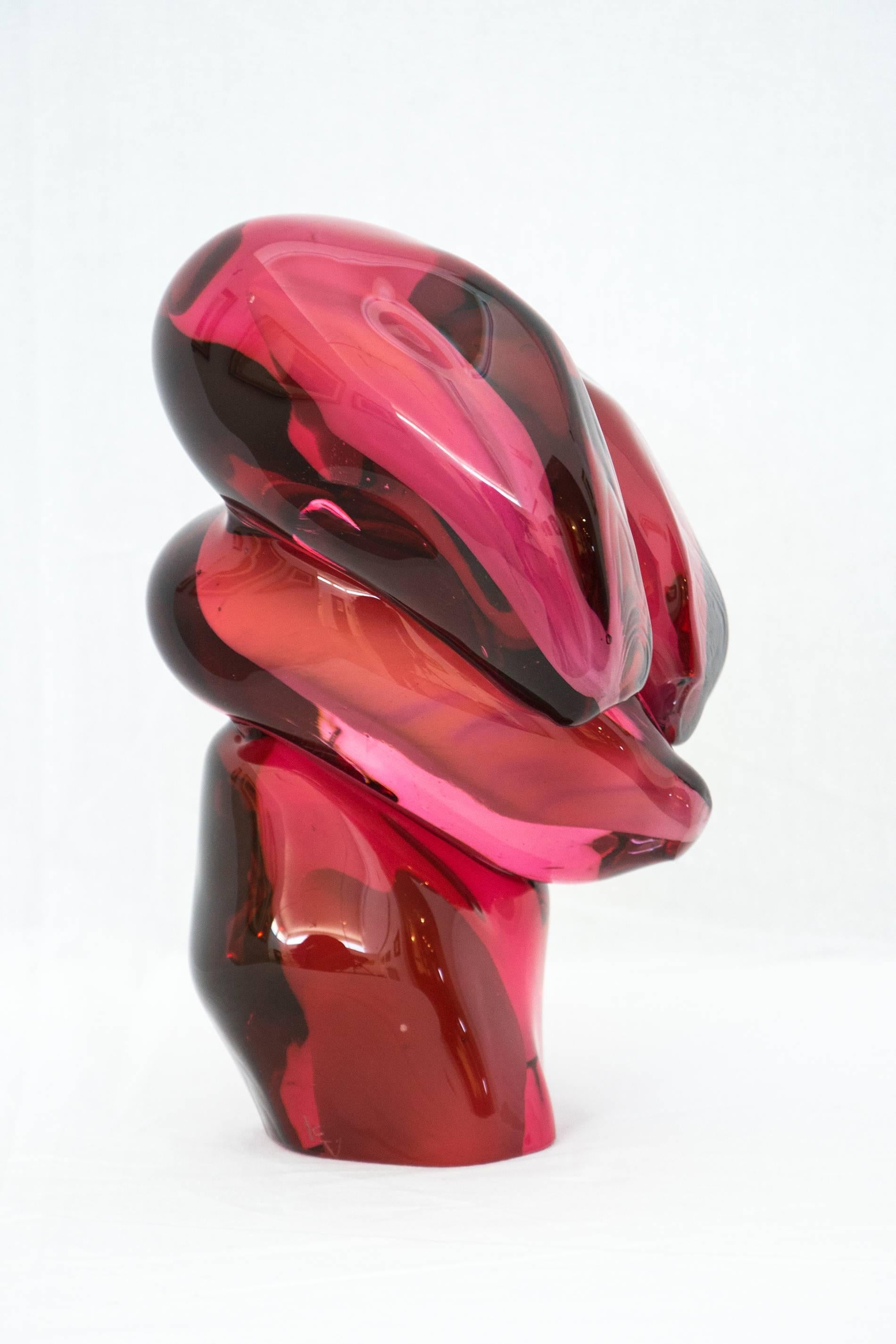 Catherine Vamvakas Lay Still-Life Sculpture - Pomegranate Seeds Raised