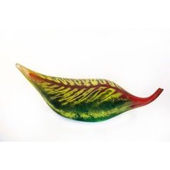 Fallen Leaf Red and Green 8