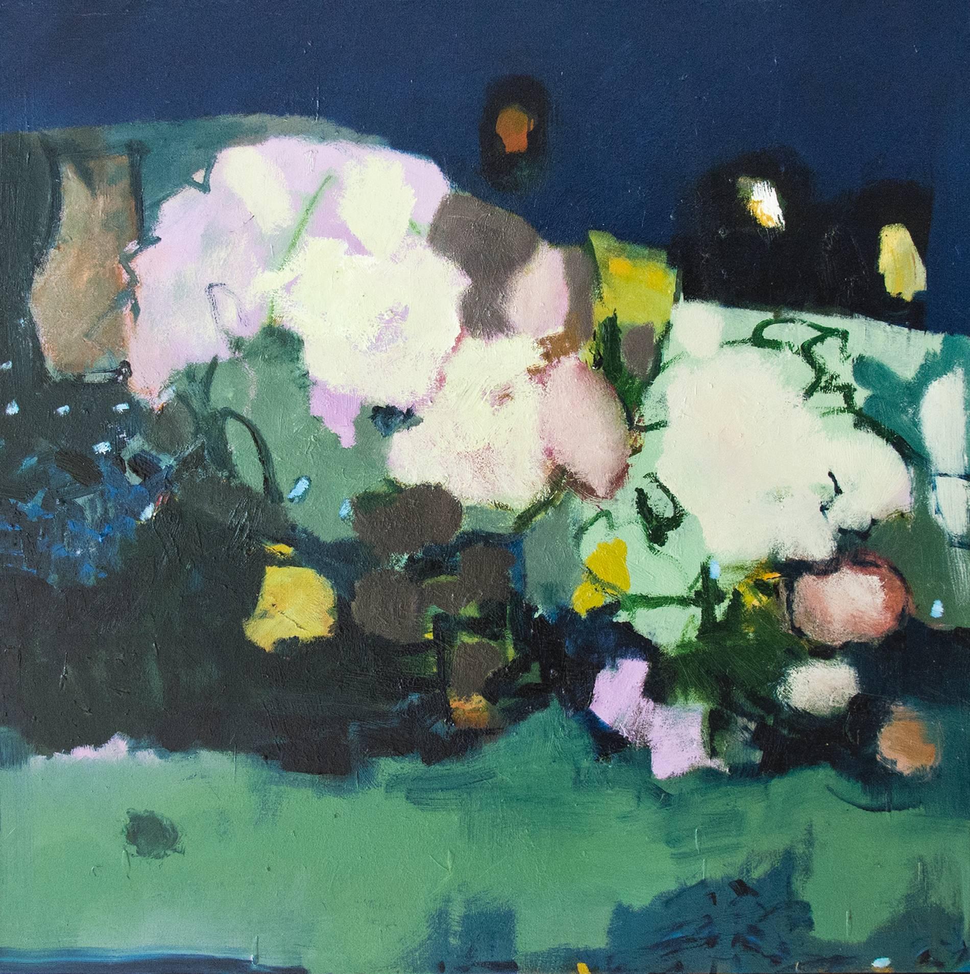 Jennifer Hornyak Still-Life Painting - Pink and Cream Flora