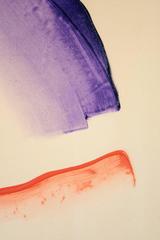 La couleur de la lumière - grande, jaune, violette, acrylique abstraite gestuelle sur toile