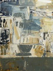 Abstraction in Grey and Gold