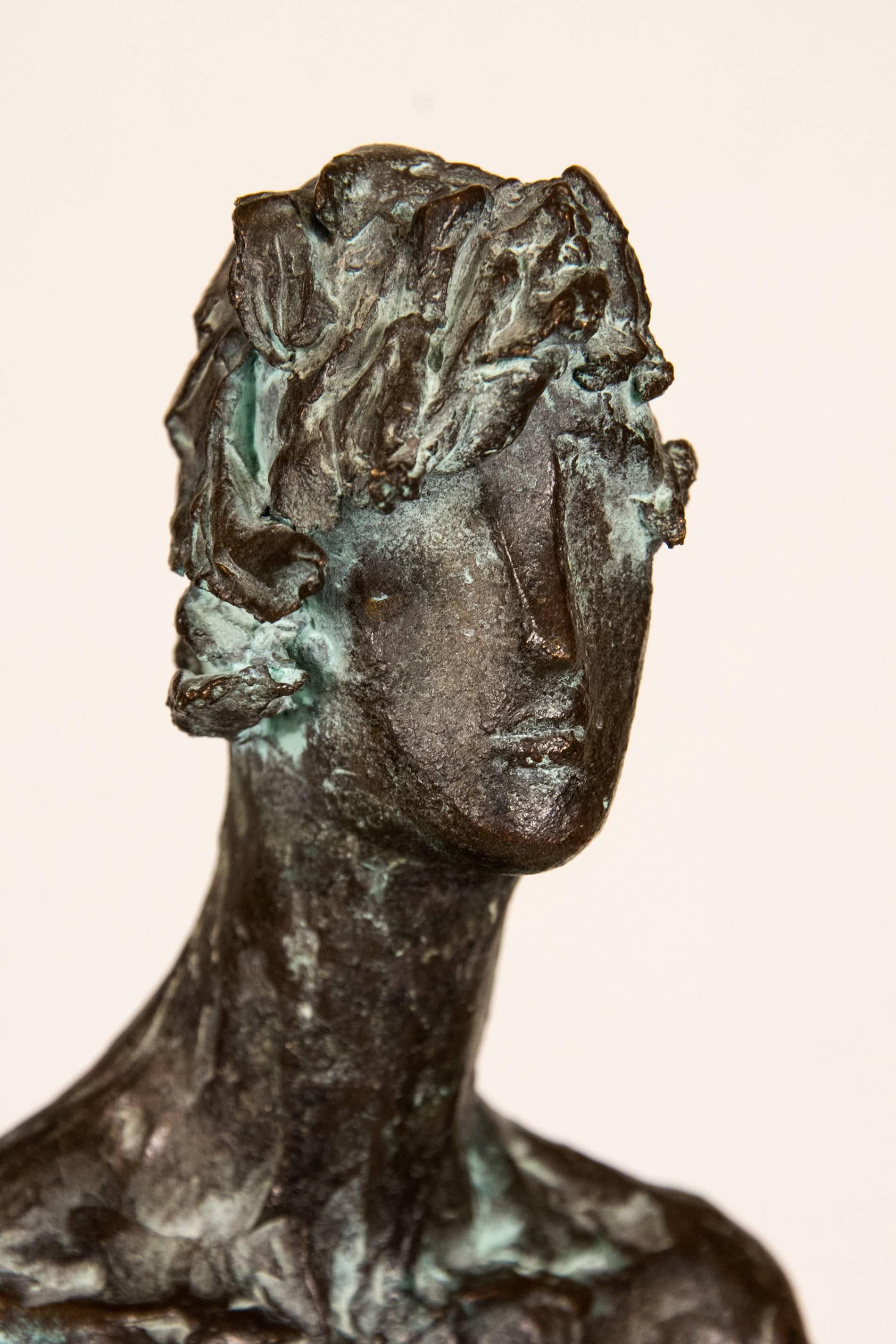 Renowned for her murals, oils, drawings and sculpture rendered in bronze, silver and marble, Sylvia Lefkovitz was described by one critic as "having an affinity with the earth." Another termed her work "profoundly