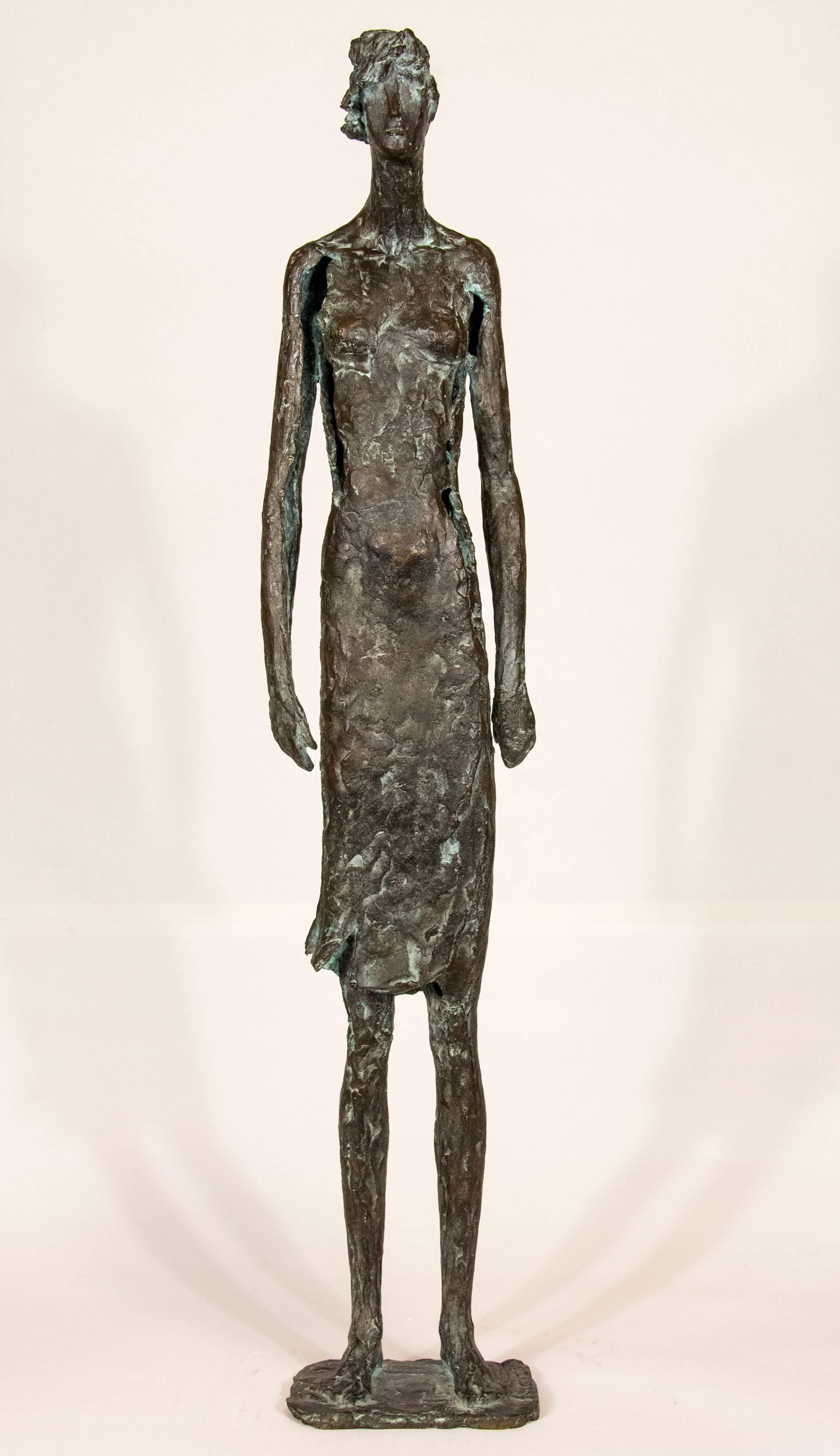 Sylvia Lefkovitz Figurative Sculpture - Woman (#2)