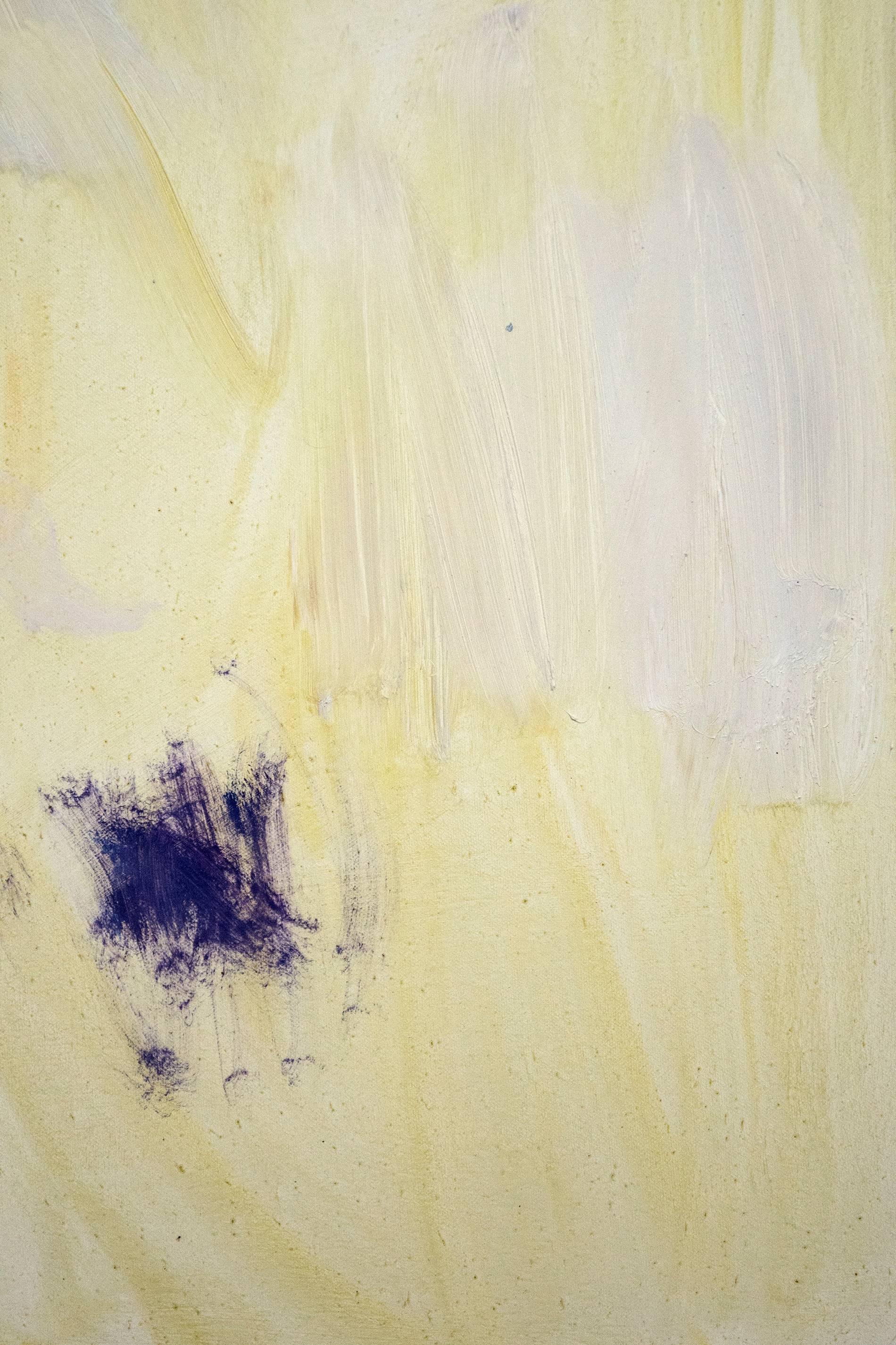 Ouvert No 7 - Beige Abstract Painting by Scott Pattinson