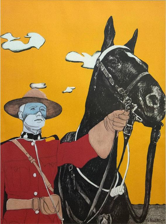 Charles Pachter Noblesse Oblige, Print For Sale at 1stdibs