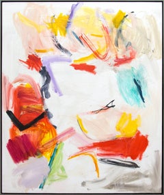 Kairoi No 43 - large, vibrant, colourful, gestural abstract, oil on canvas