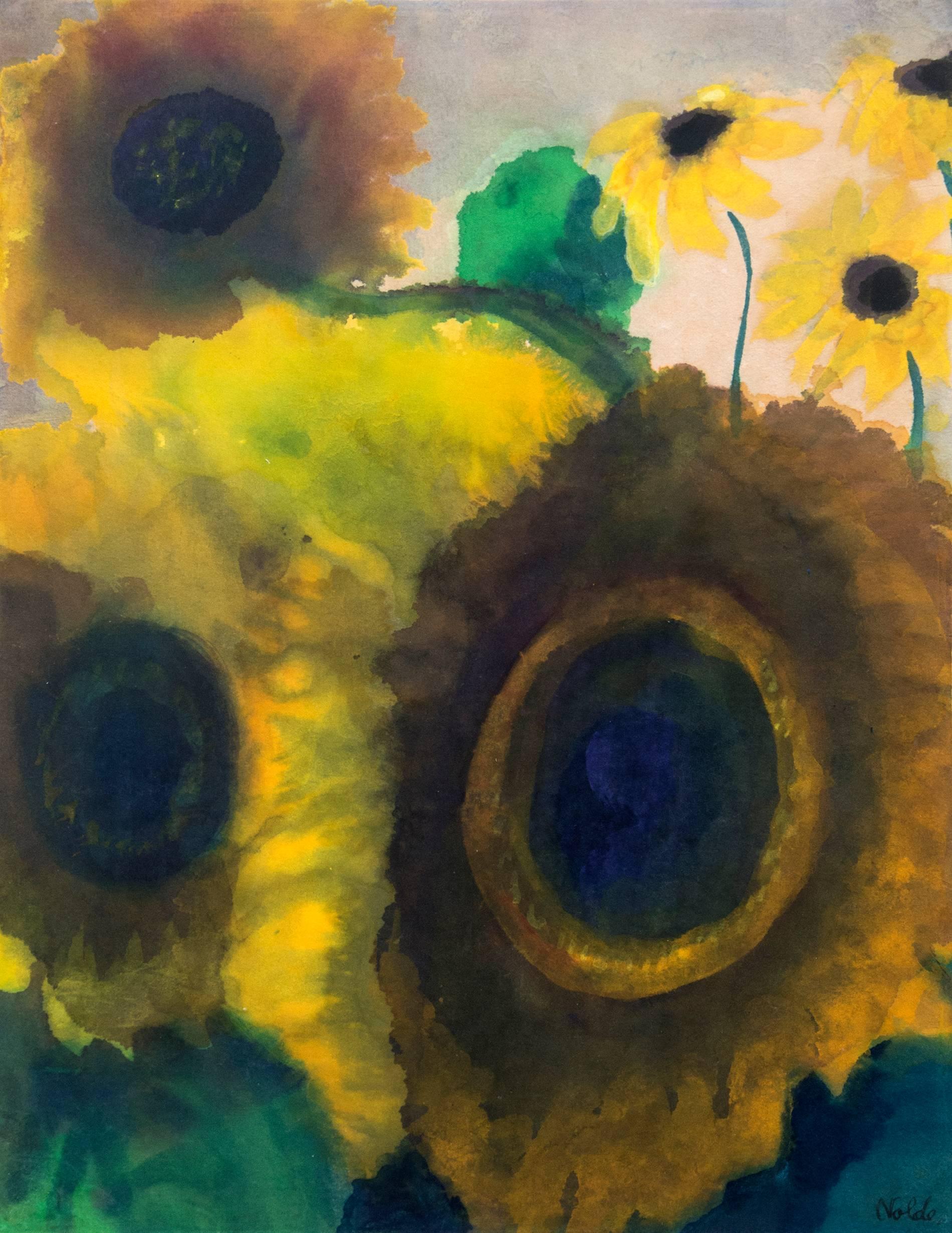 Emil Nolde Still-Life - Sonnenblumen