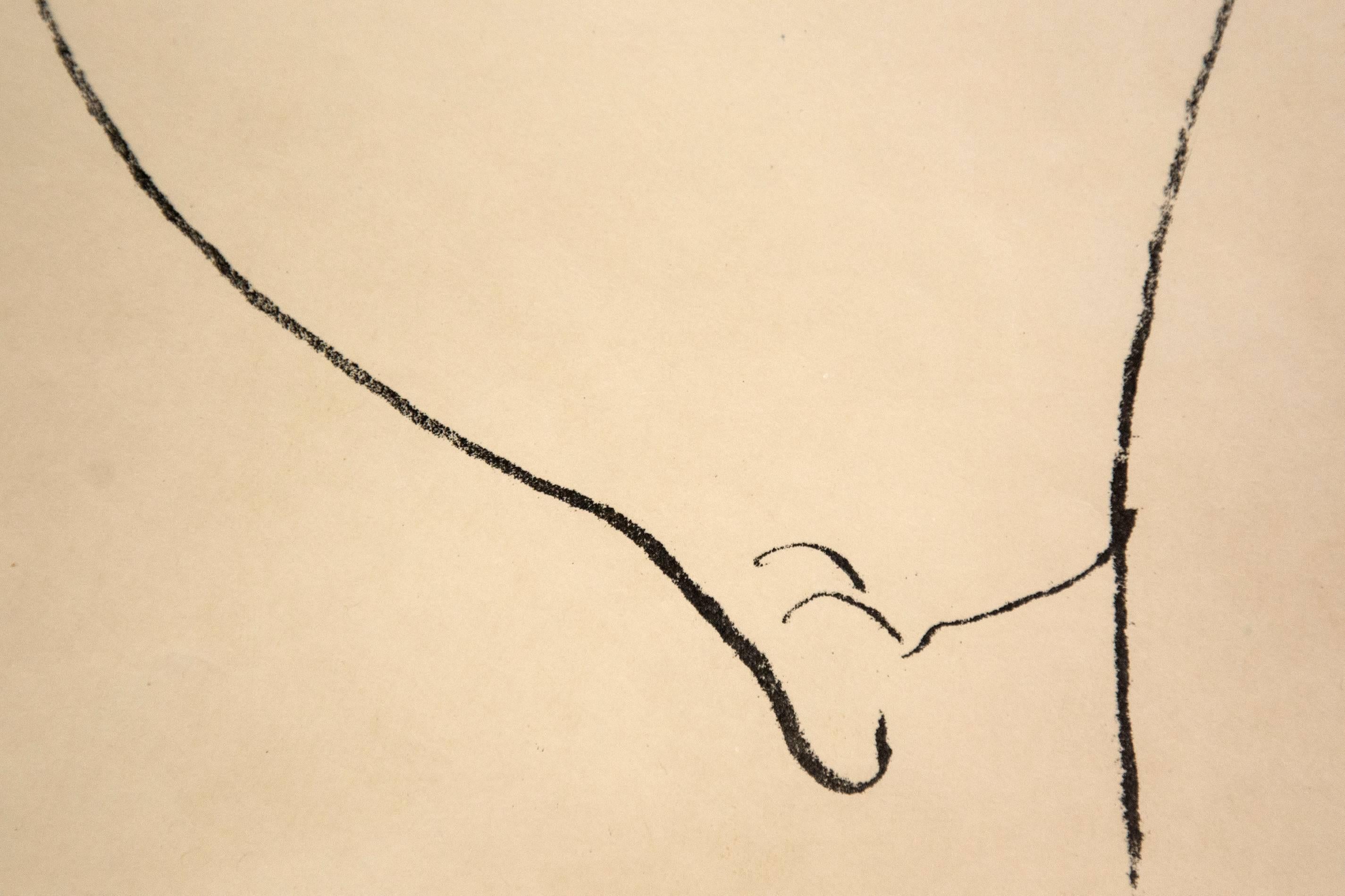 Les Yeux Noirs - Beige Figurative Art by Henri Matisse
