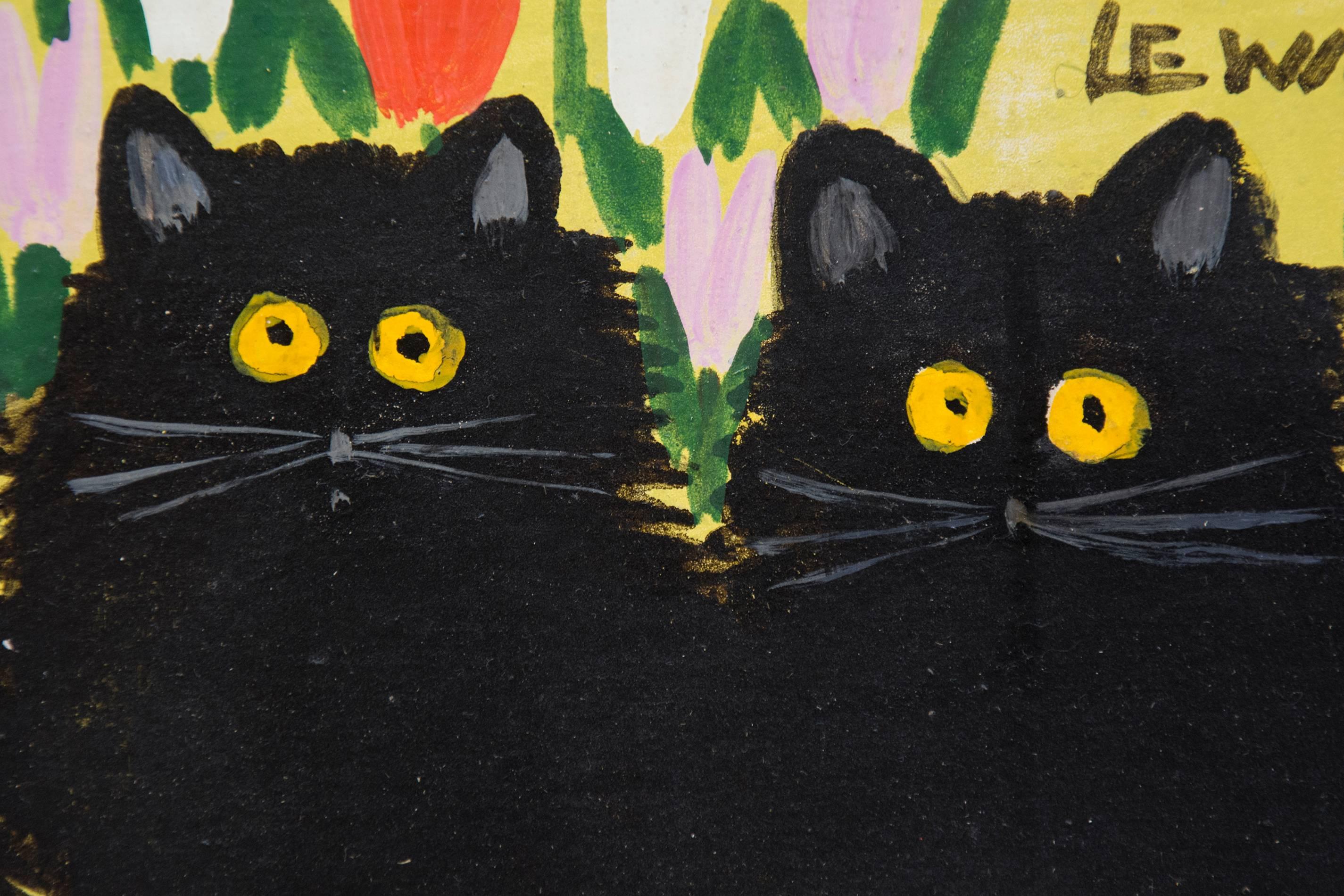 maud lewis three black cats