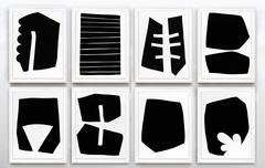 Black Shapes, Suite of 8