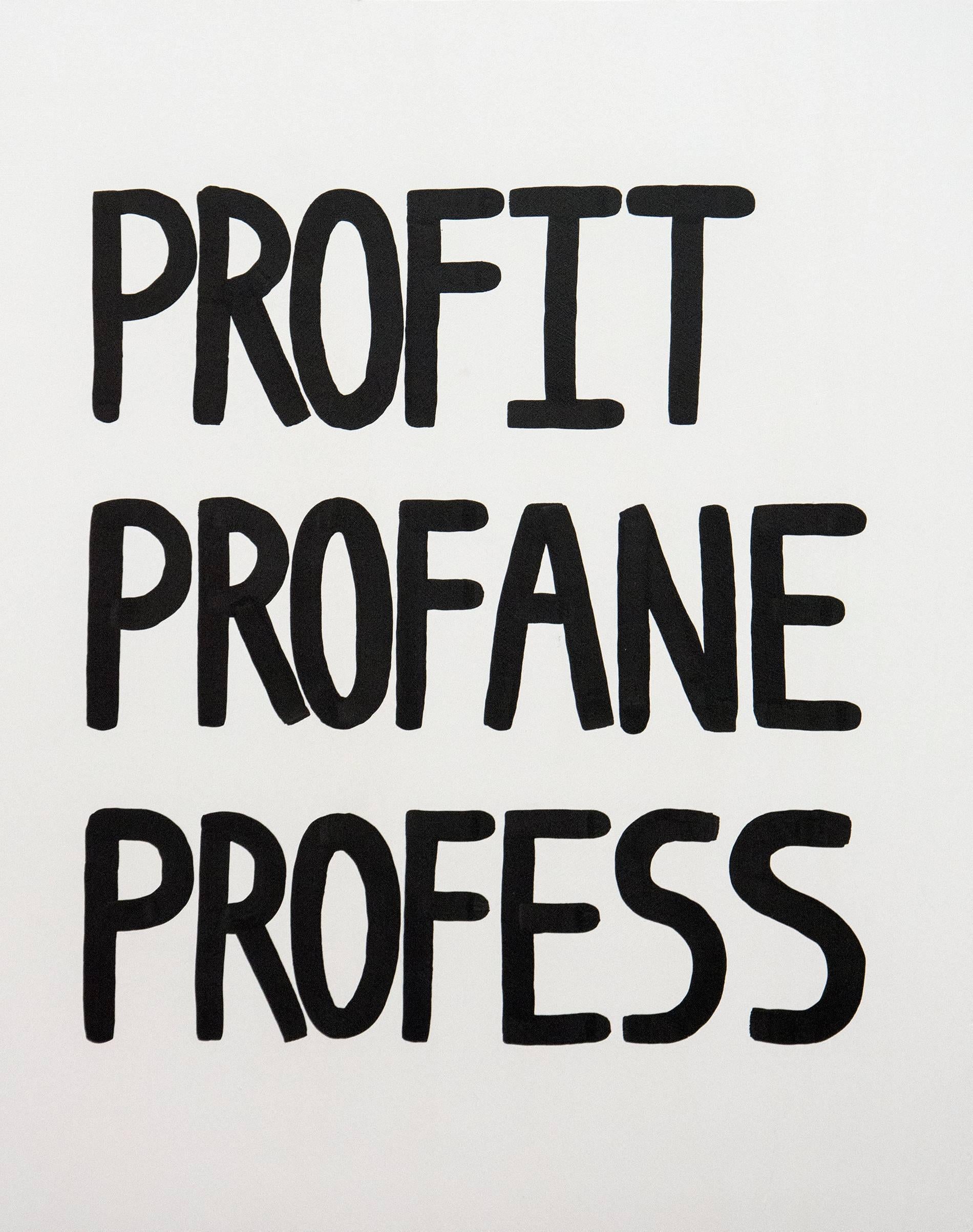 Abstract Painting di Aron Hill - Profitto, Profano, Professione
