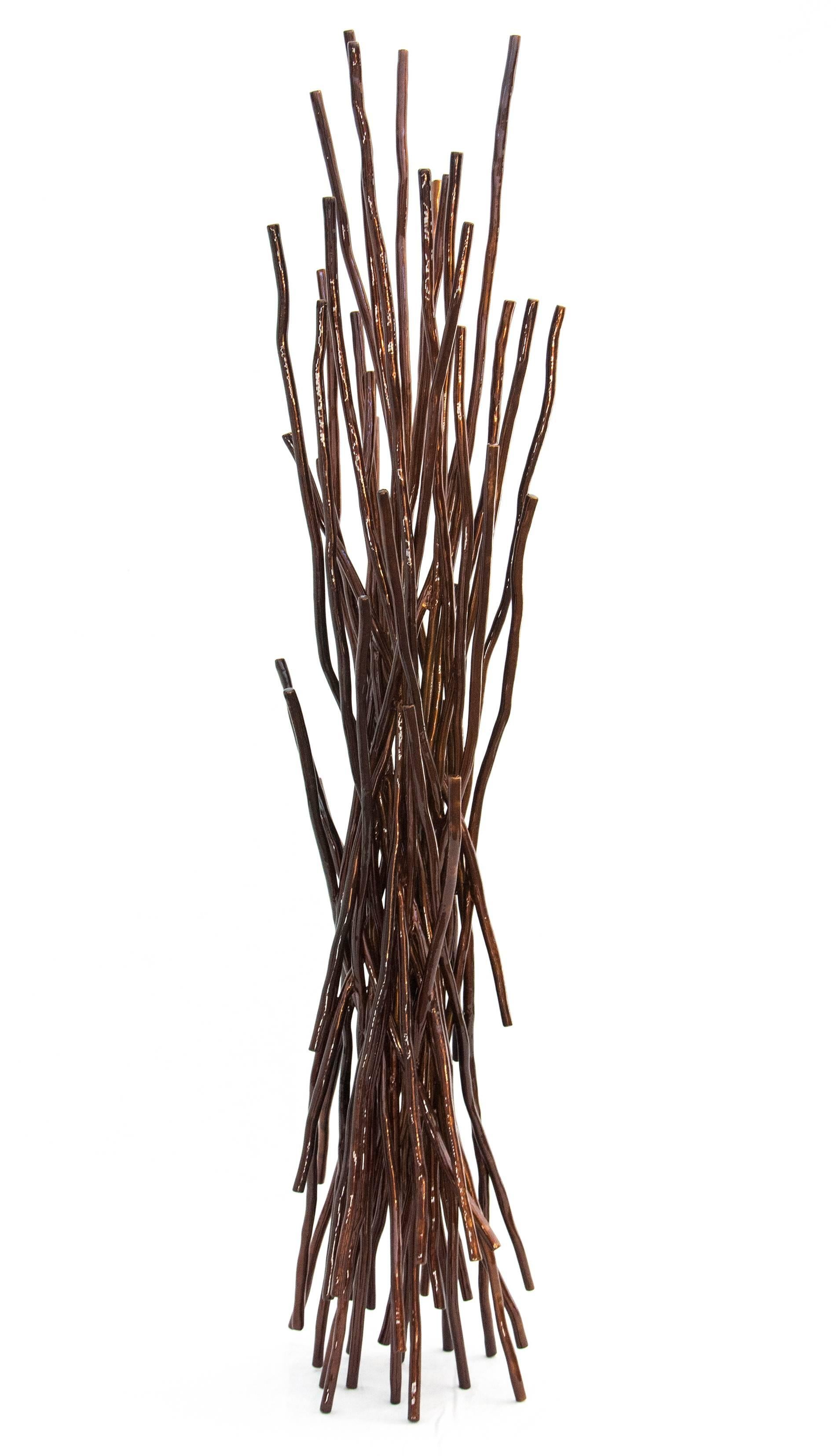 Shayne Dark Abstract Sculpture - Torrential Series, Bronze