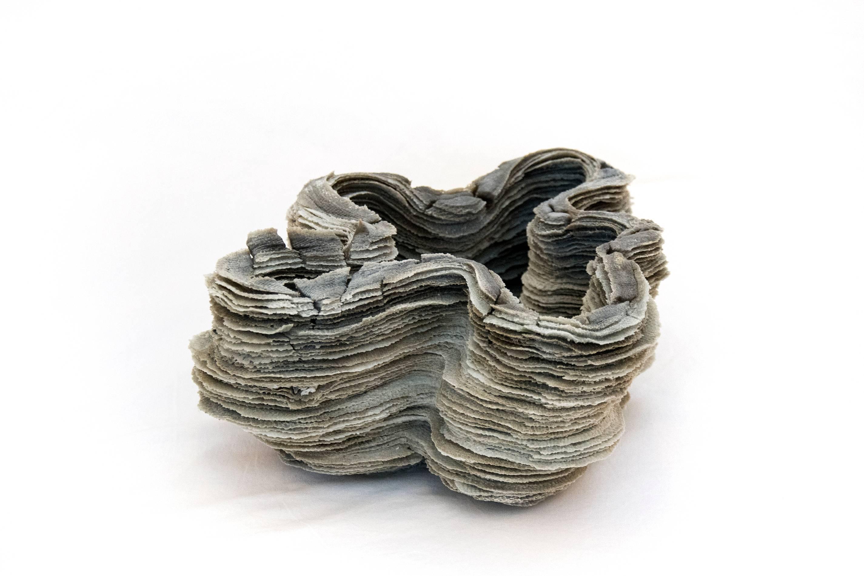 Cheryl Wilson Smith Abstract Sculpture - Grey Airc