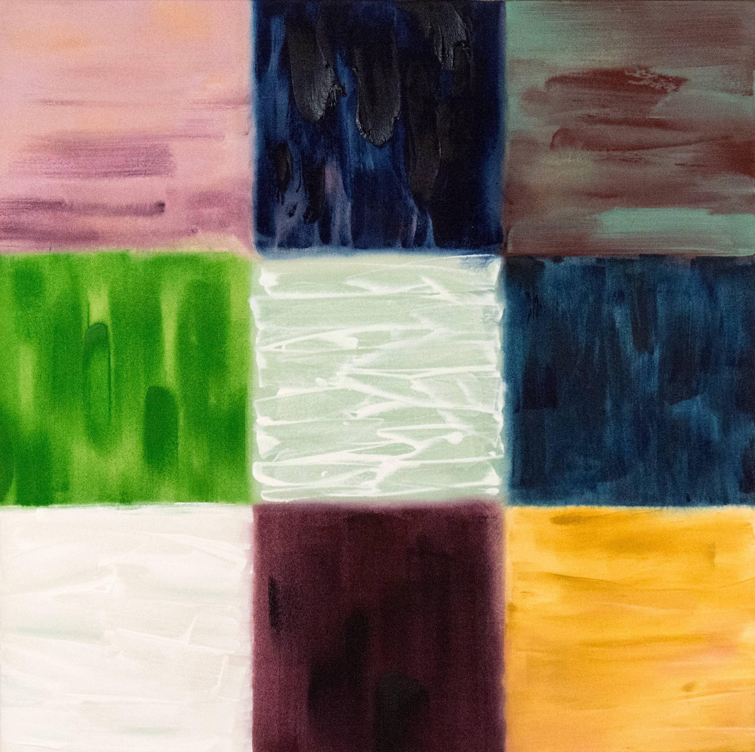 Milly Ristvedt Abstract Painting – Winter Grid