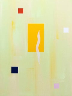 Criaturas de un día (Pinturas del Paraíso) - serie colectiva abstracta de gran tamaño y colorido