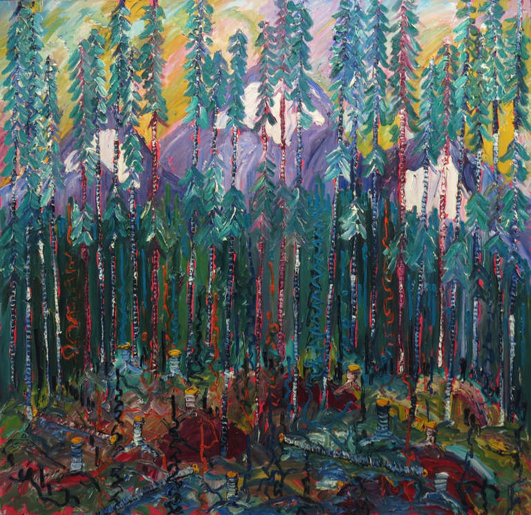 Alex Cameron Landscape Painting - Lodgepole Pine
