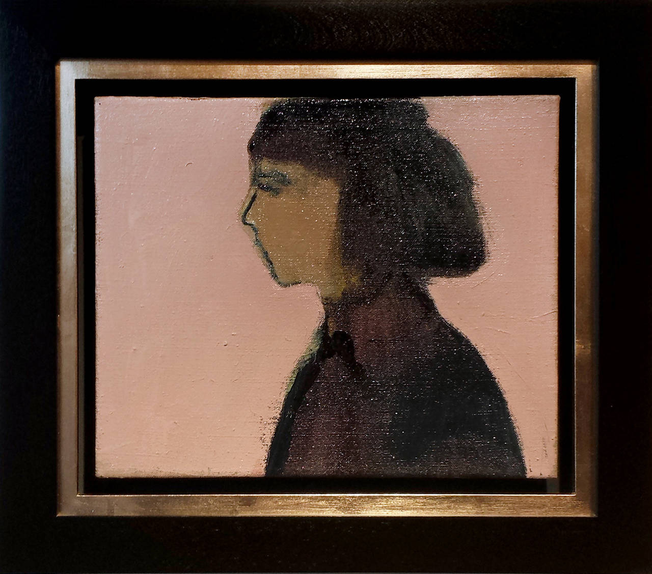 Young Girl with Pale Pink