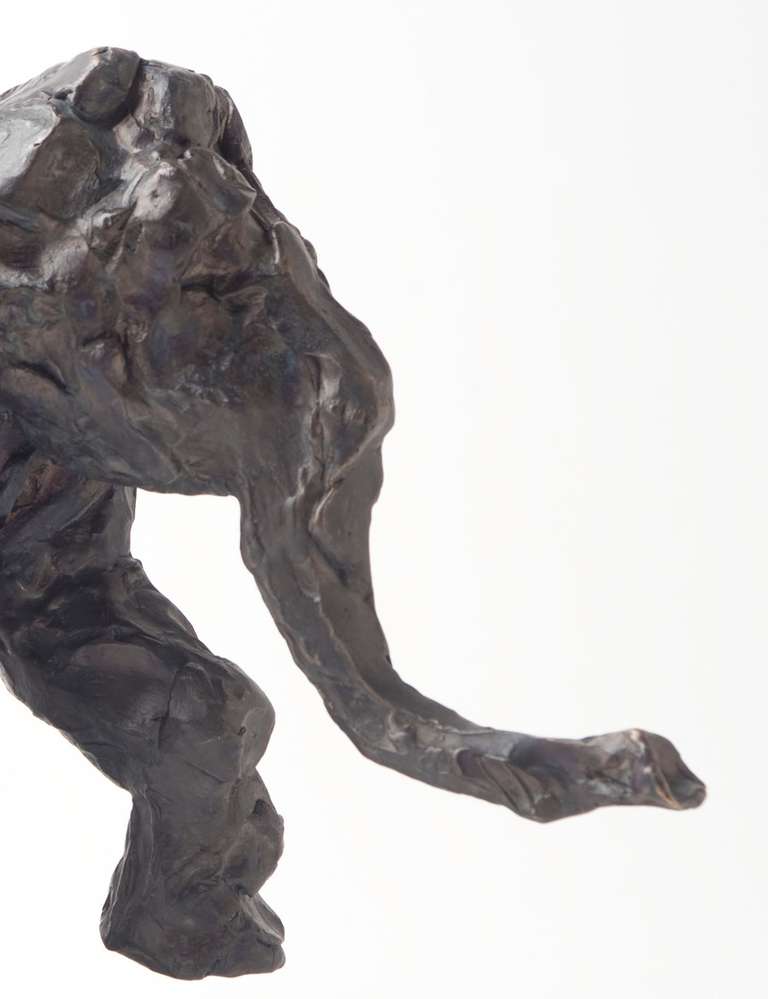 Untitled No 38 2/8 (Elephant Series) - animal, figurative, bronze statuette 1