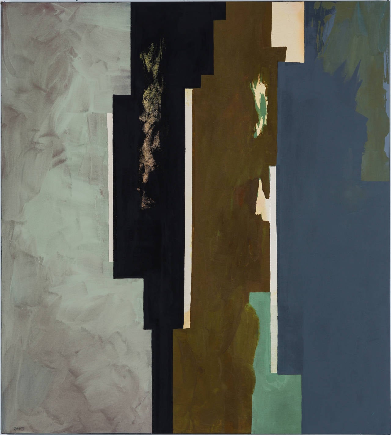 Otto Rogers Abstract Painting - On The Left On The Right