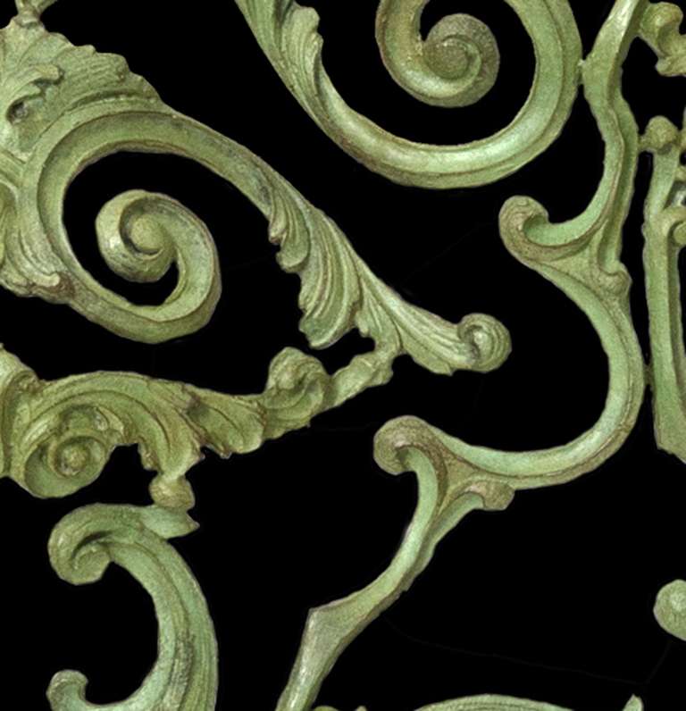 Midori Koi (AP) - green, rustic, baroque, face, figurative bronze wall sculpture - Contemporary Sculpture by Dale Dunning