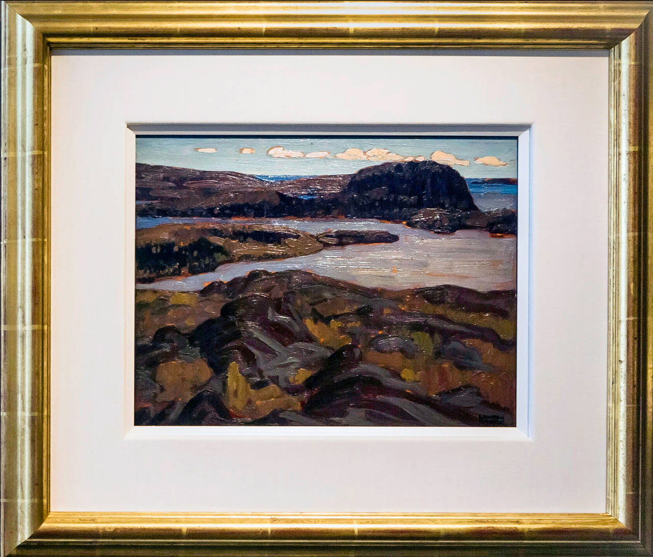 Lawren Harris Landscape Painting - From The North Shore Of Lake Superior (Near Rossport)