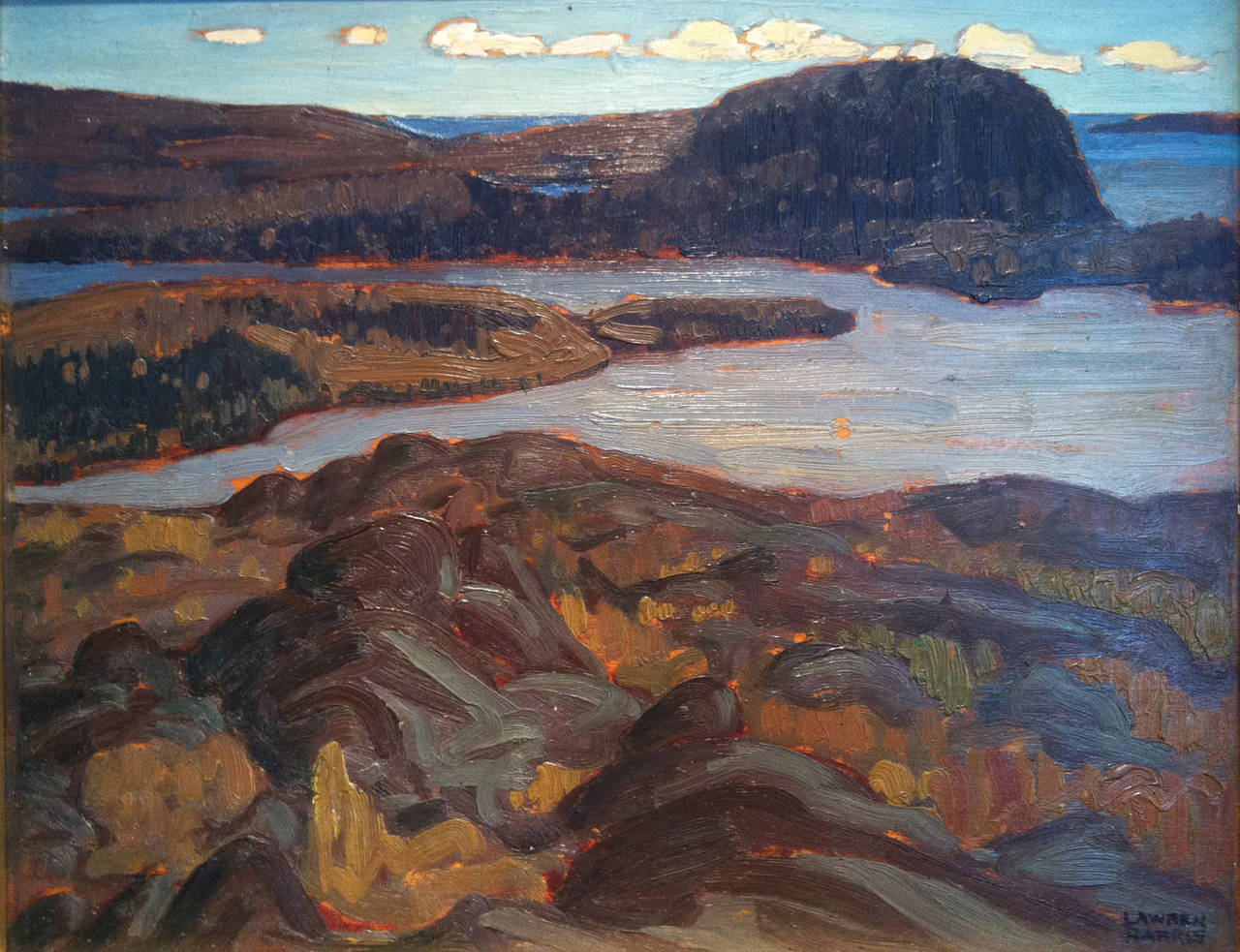 From The North Shore Of Lake Superior (Near Rossport) - Painting by Lawren Harris