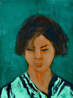Girl with Turquoise Blouse