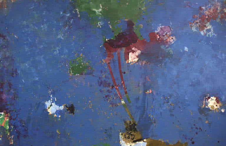 John Richard Fox Abstract Painting – Under the Night Sky 