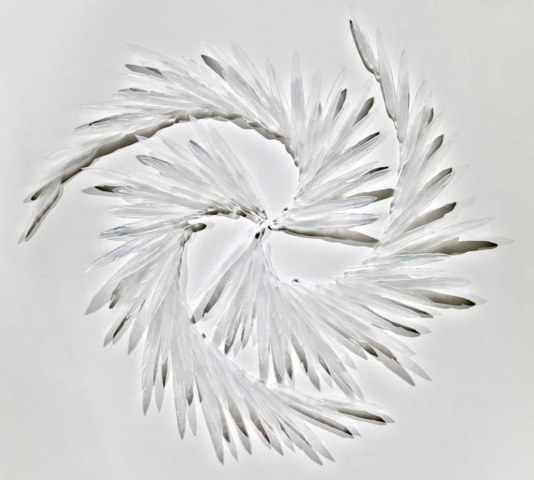 John Paul Robinson Flying, Glass Sculpture For Sale at 1stdibs