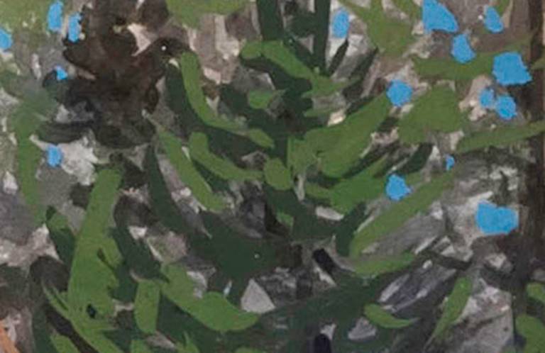 The Onoman Forest - Expressionist Painting by Franz Johnston