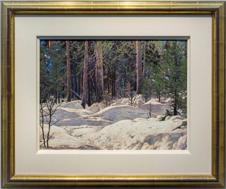 The Onoman Forest - Painting by Franz Johnston