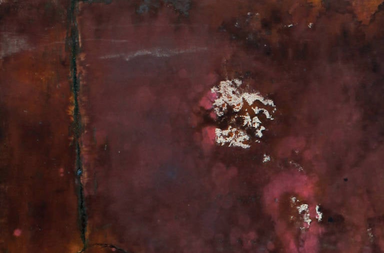 Astrazione rosa monumentale - Painting Espressionismo astratto di John Richard Fox