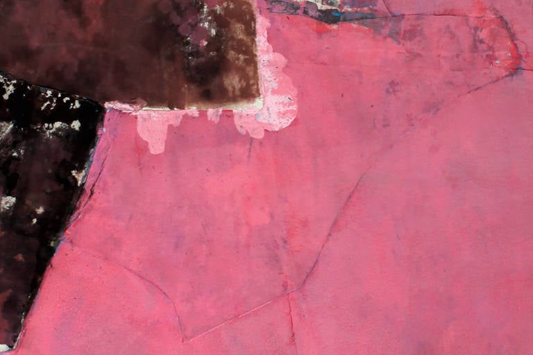 Monumental Pink Abstraction  - Abstract Expressionist Painting by John Richard Fox