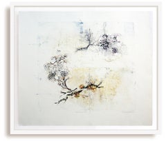 Lineage XII - delicate, copper, oil ink, sketch, monoprint on archival paper
