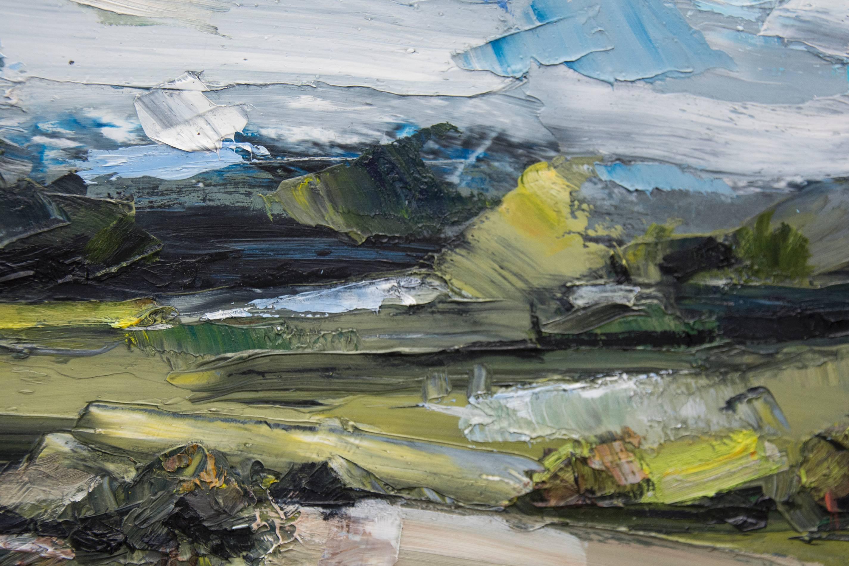 Scrubland - Painting by Simon Andrew