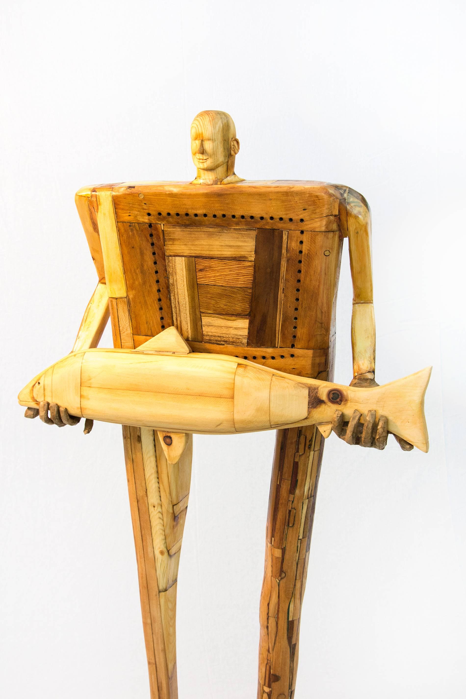 Fishtale - Contemporary Sculpture by Susan Valyi